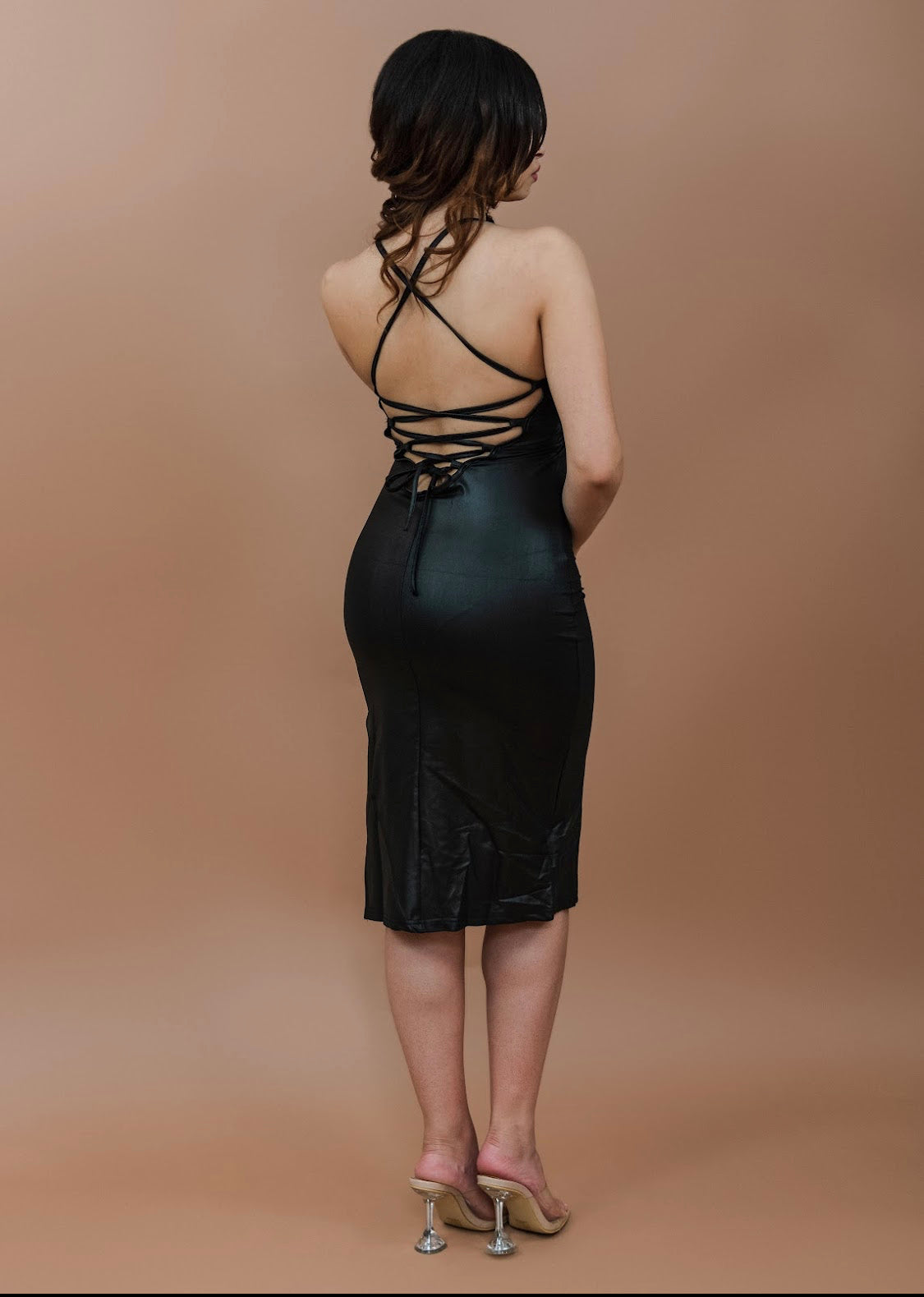 Madonna Backless Suspender Dress