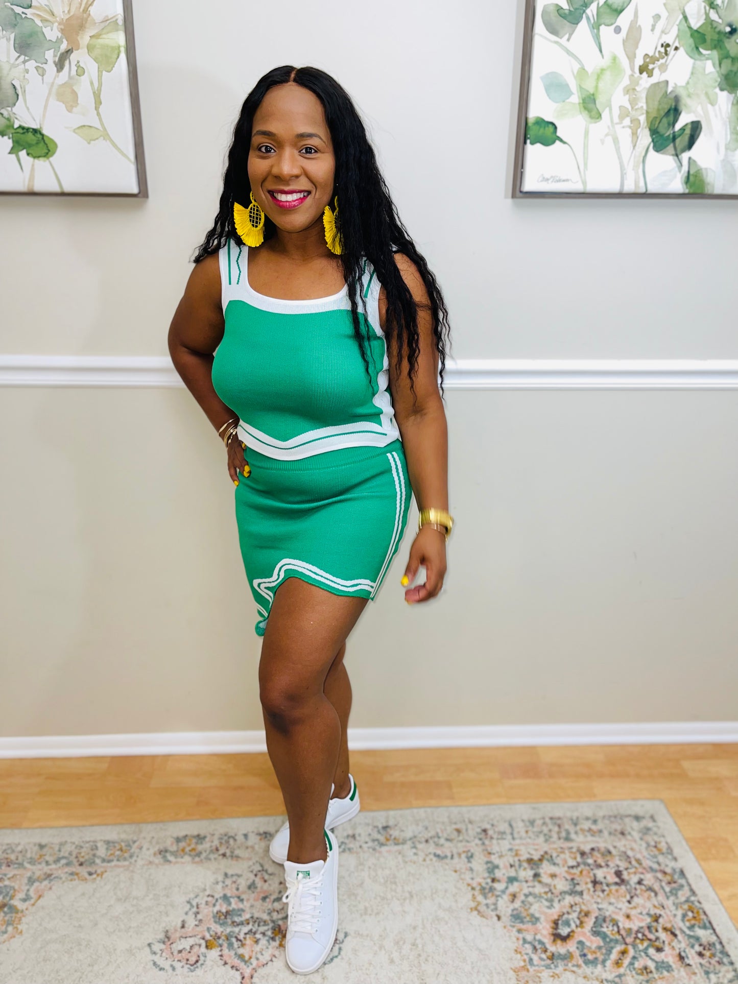 Green EveryDay Skirt Set
