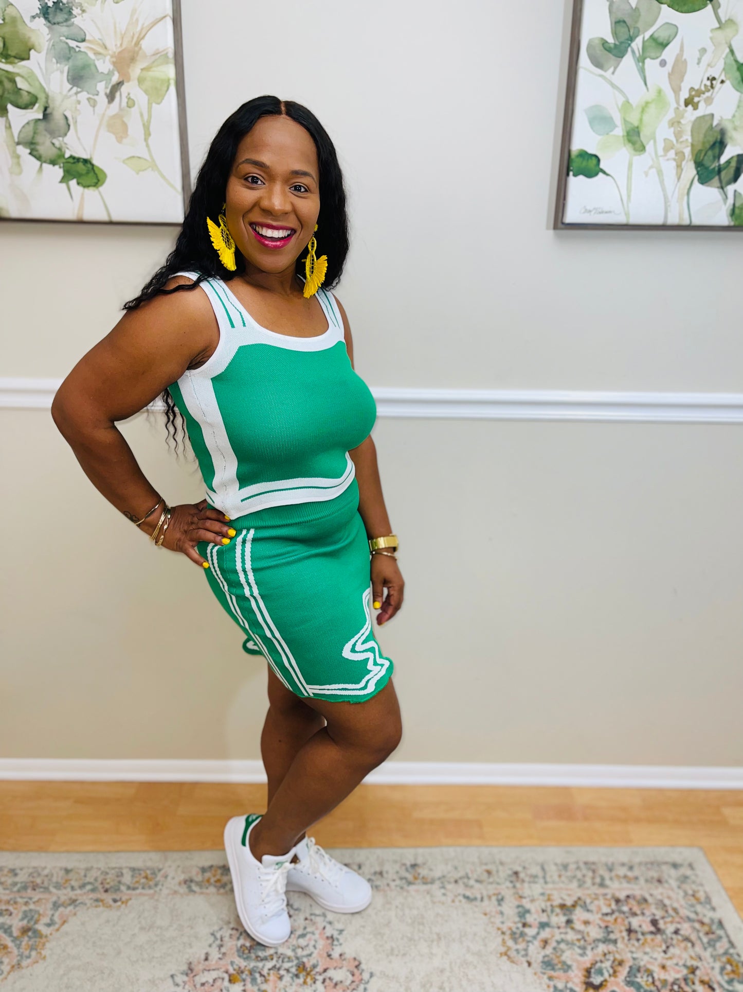 Green EveryDay Skirt Set