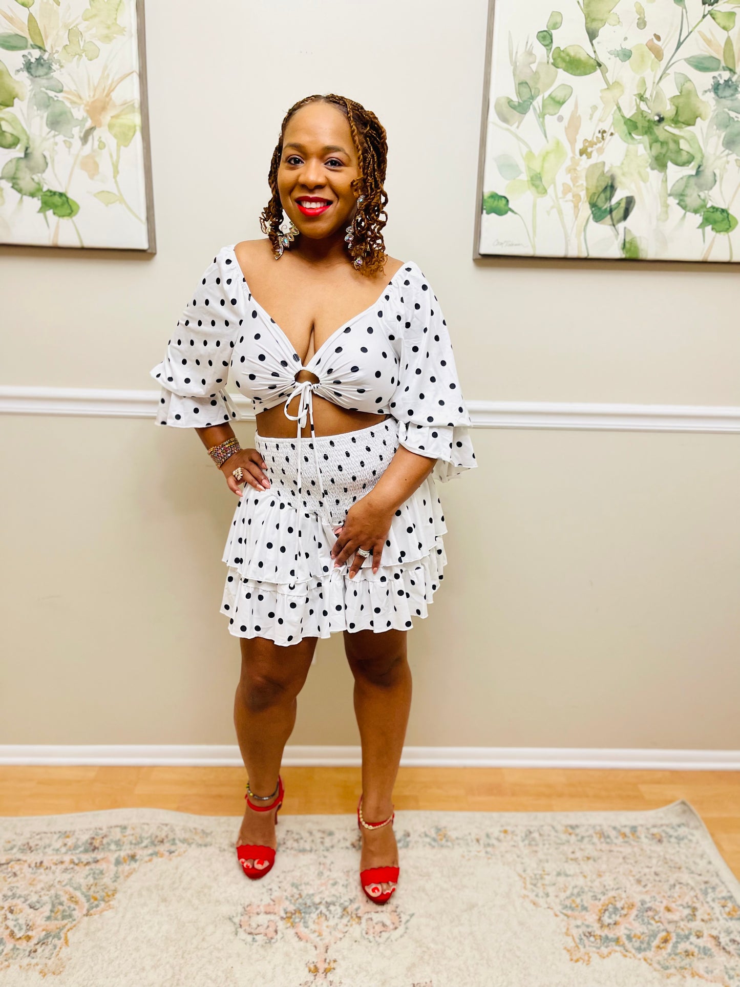 Georgia Peach Skirt Set