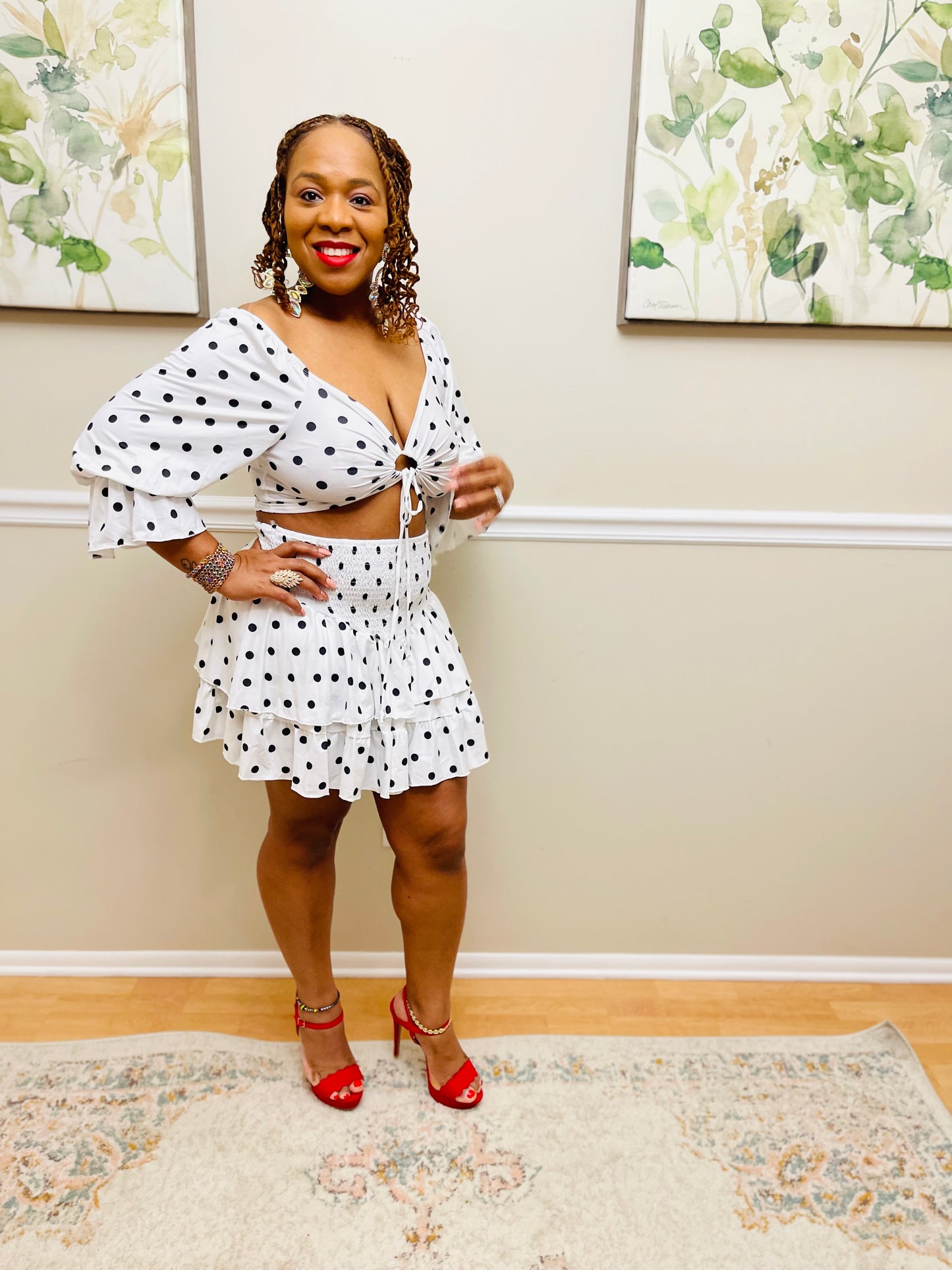 Georgia Peach Skirt Set