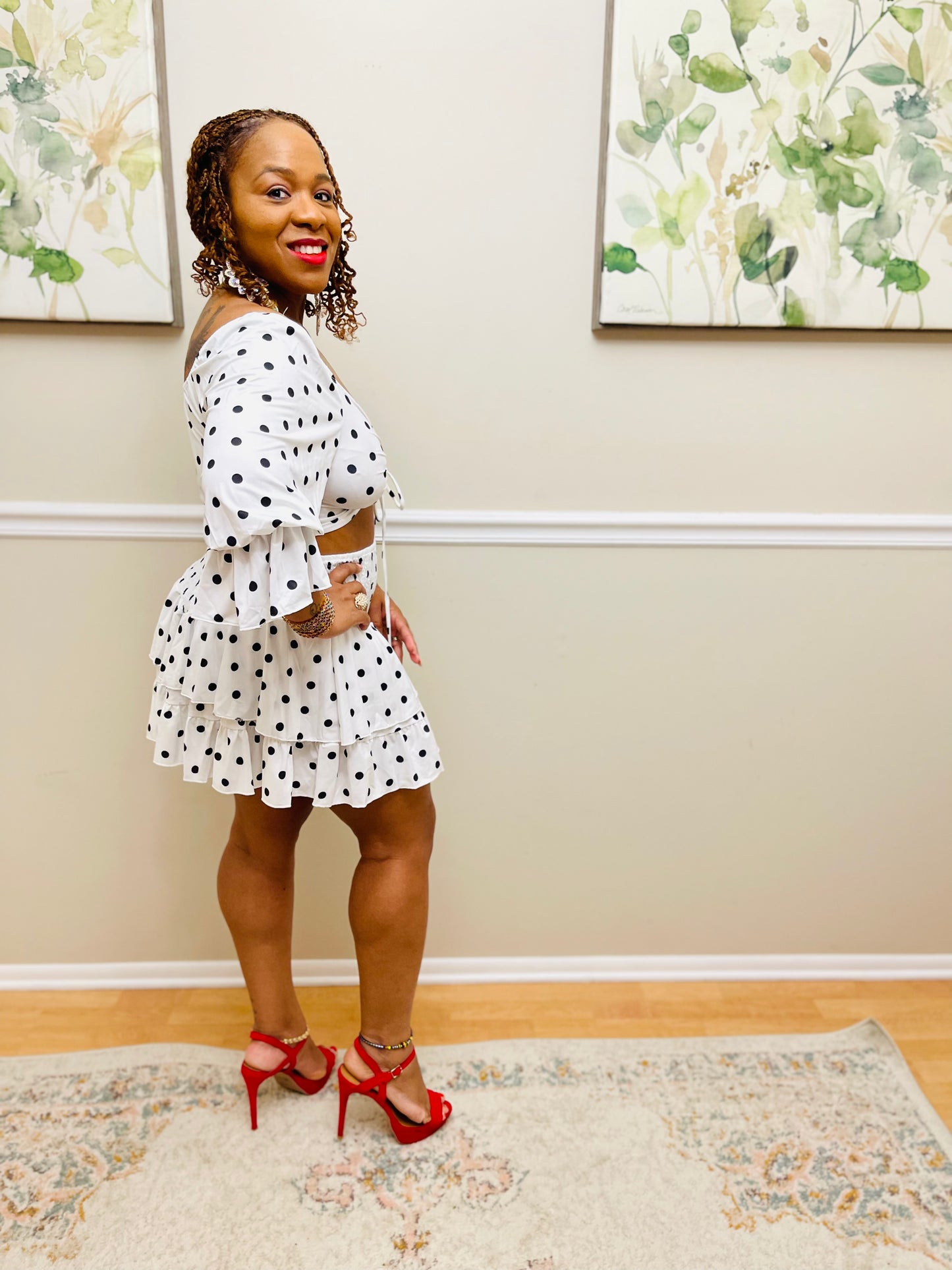 Georgia Peach Skirt Set