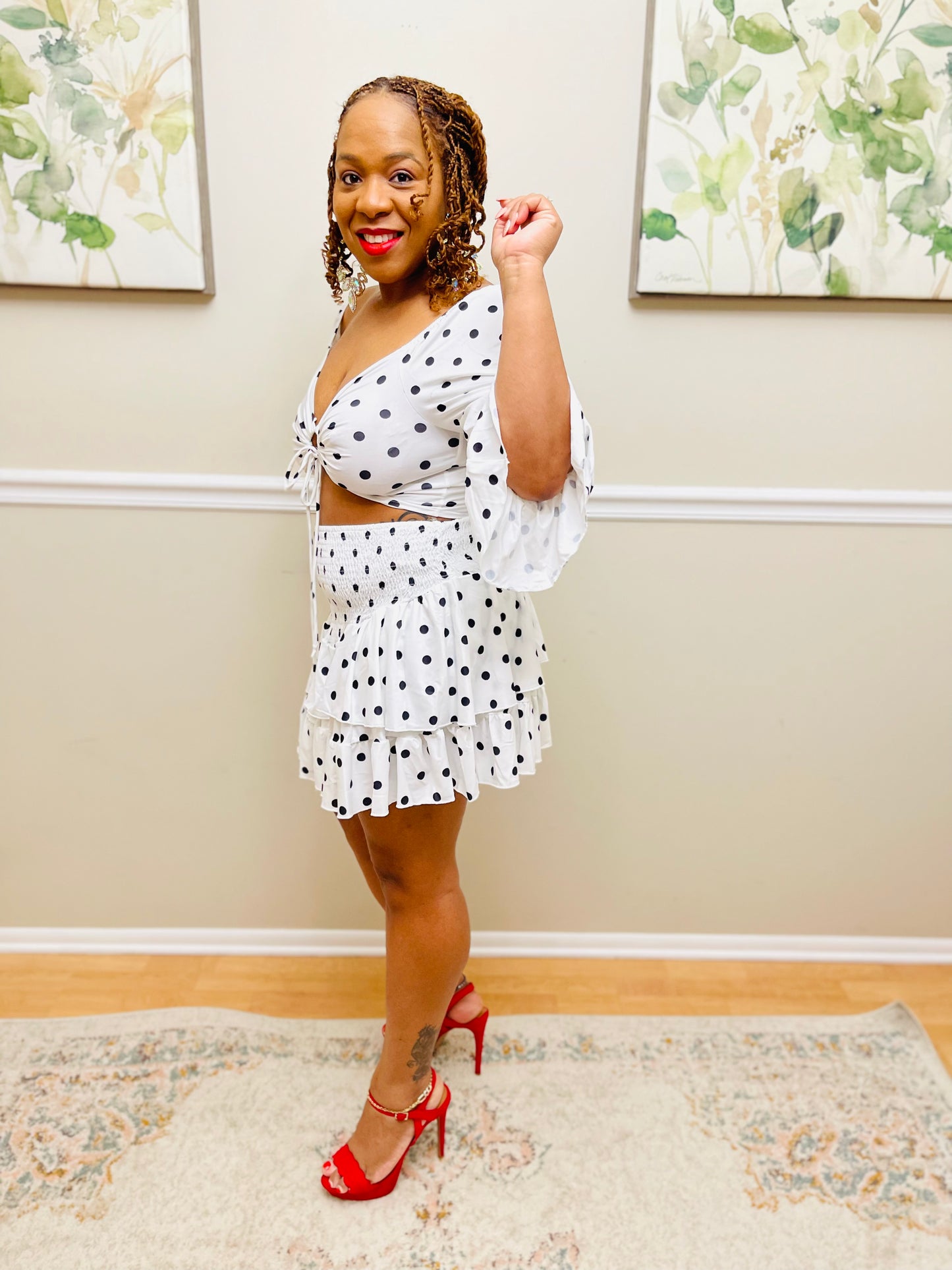 Georgia Peach Skirt Set