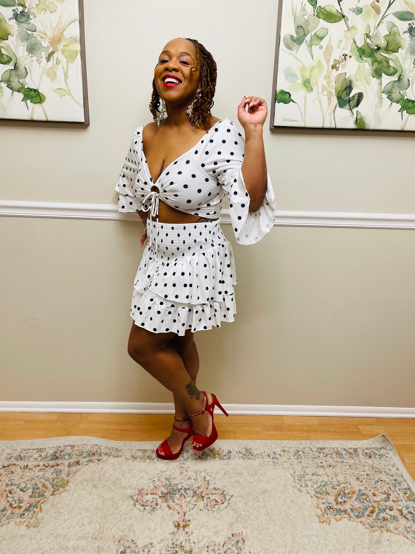 Georgia Peach Skirt Set