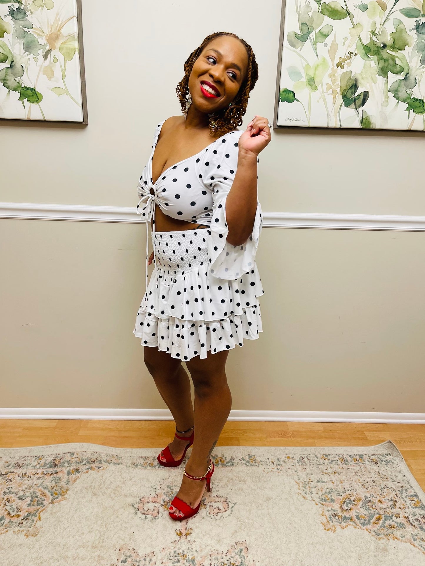 Georgia Peach Skirt Set