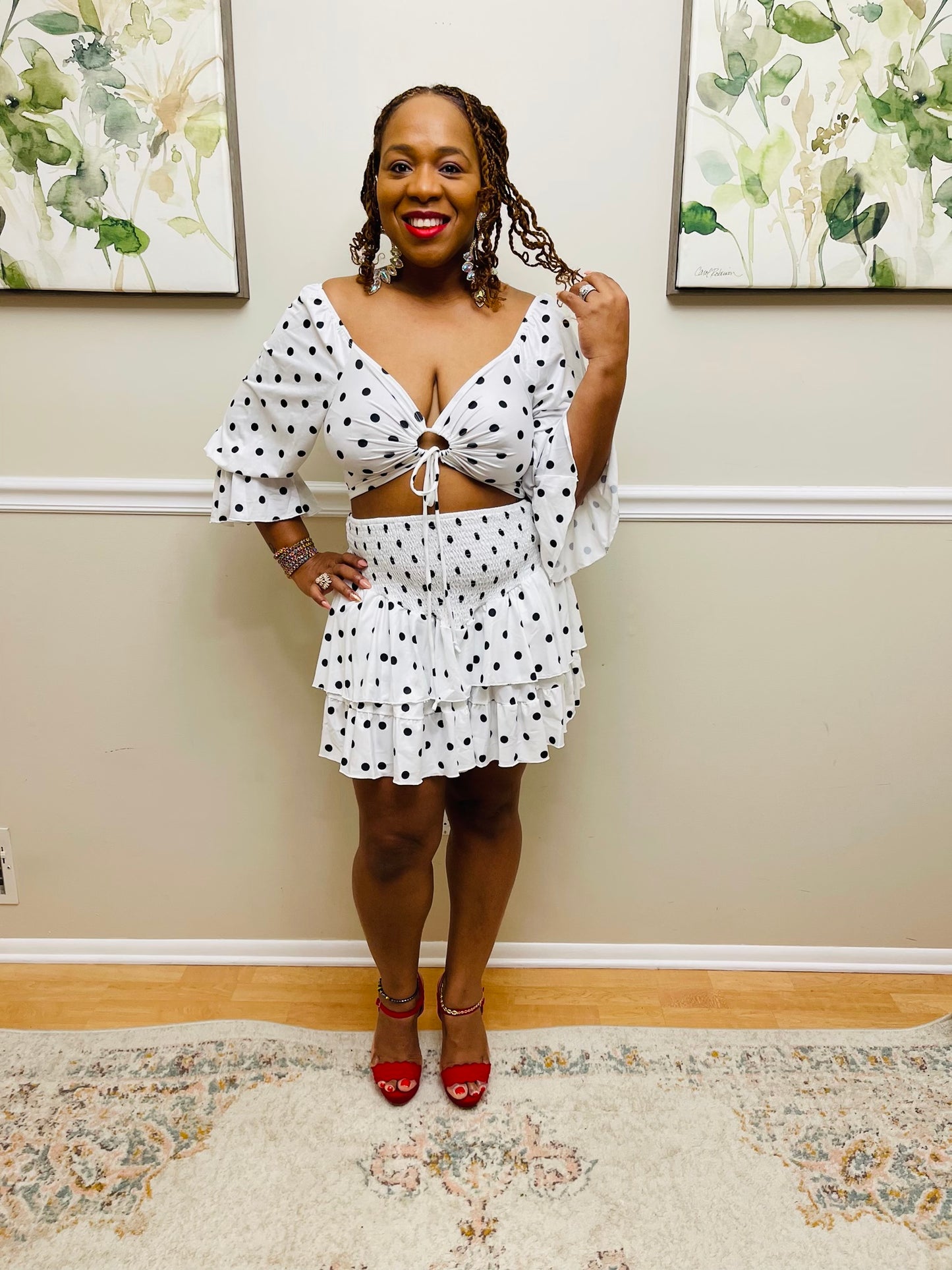 Georgia Peach Skirt Set