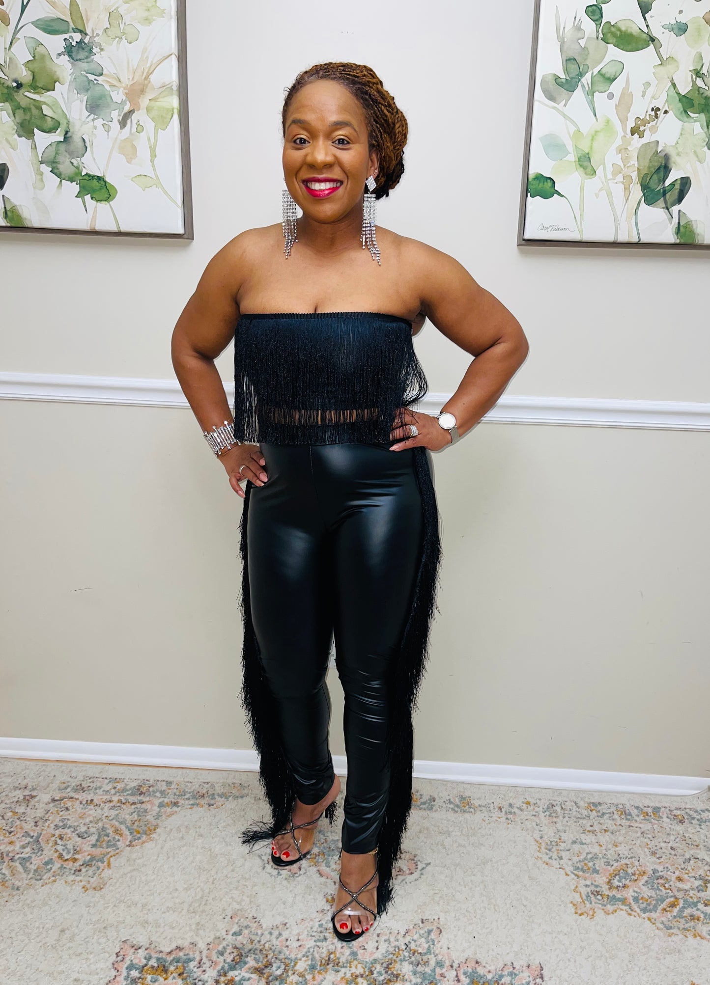 Love Me In Fringes Pant Set