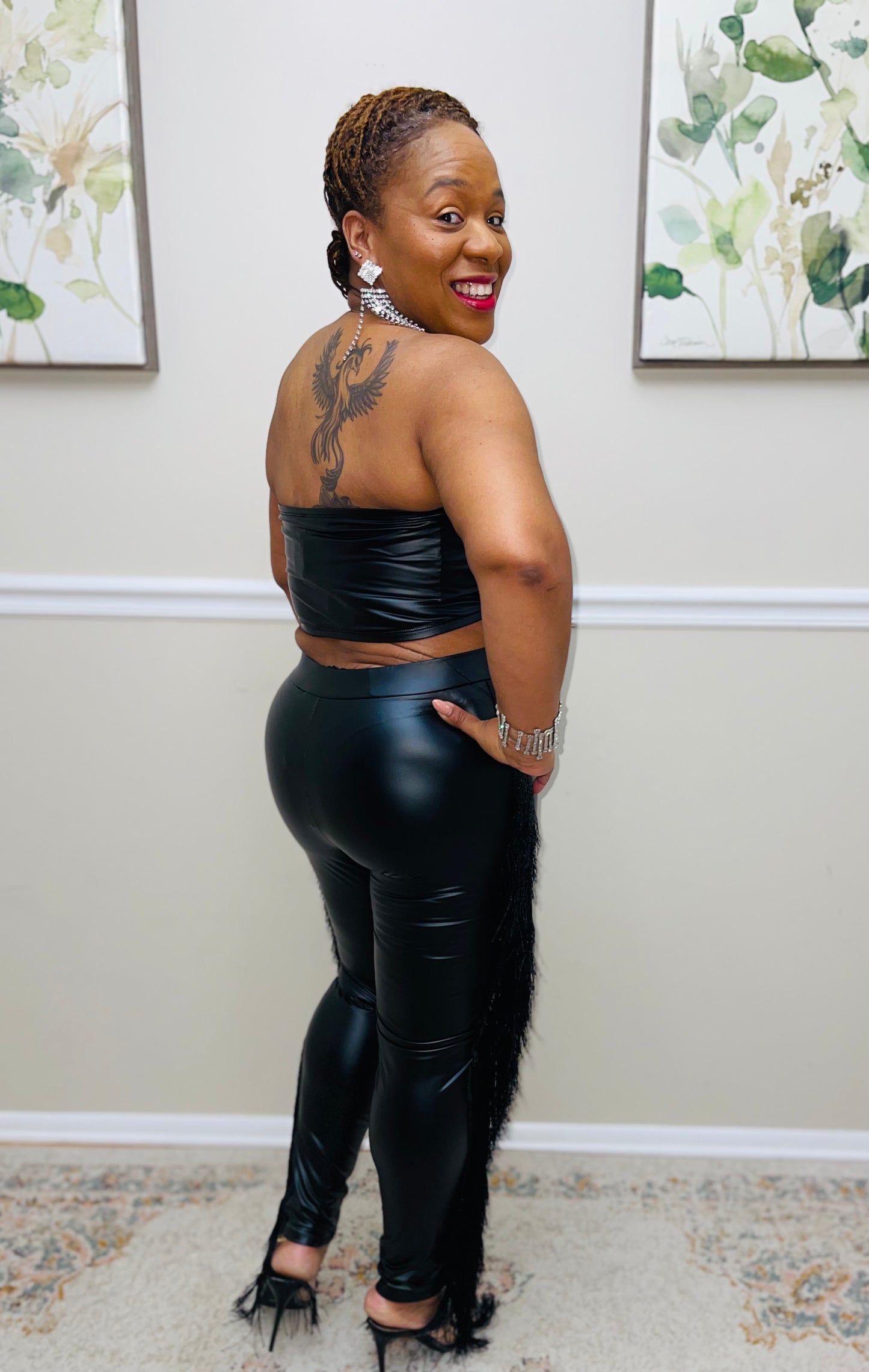 Love Me In Fringes Pant Set