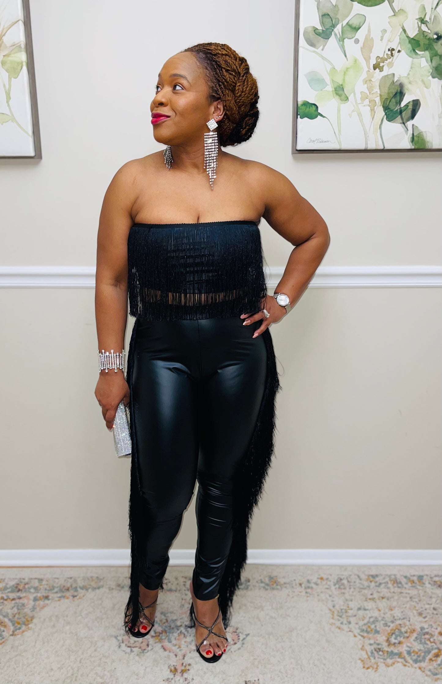 Love Me In Fringes Pant Set