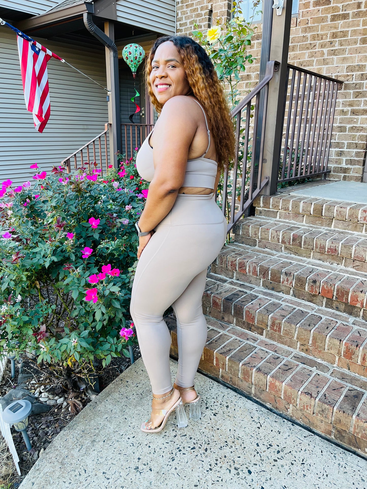 The Activewear Cami Bra Set | Ash Mocha