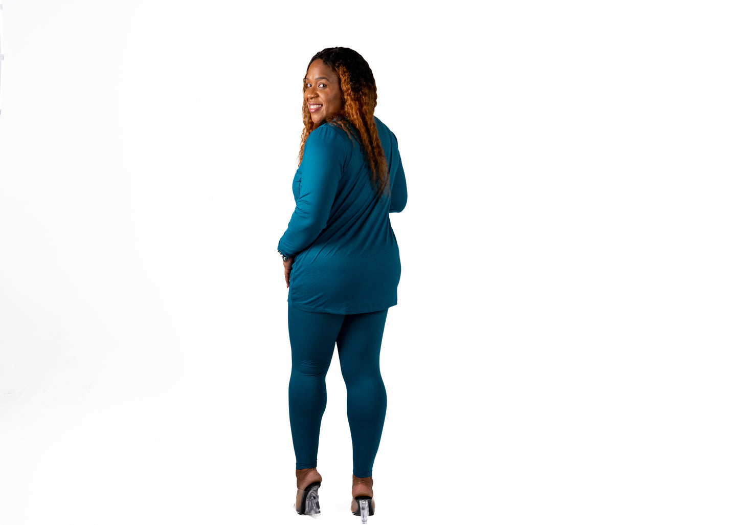 Monique Legging Set | Teal