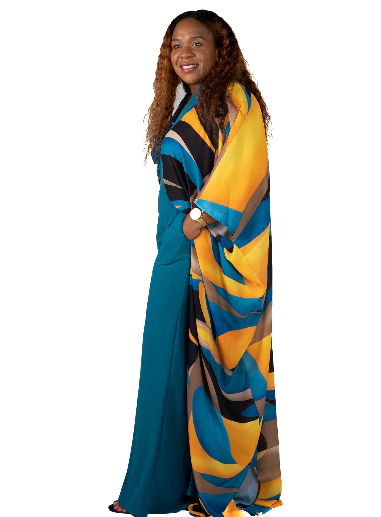 Duster Front Slit Pantset
