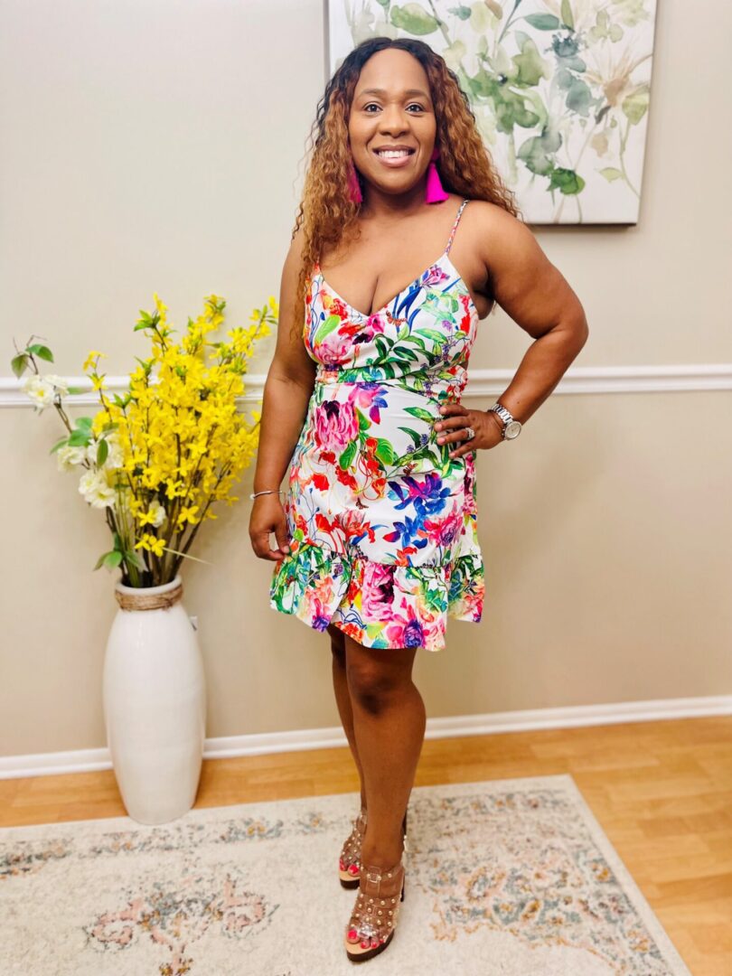 Florence Tropic Floral Dress