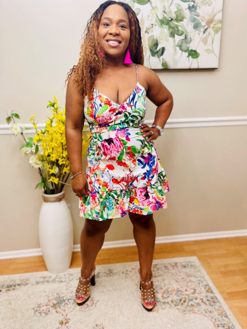 Florence Tropic Floral Dress