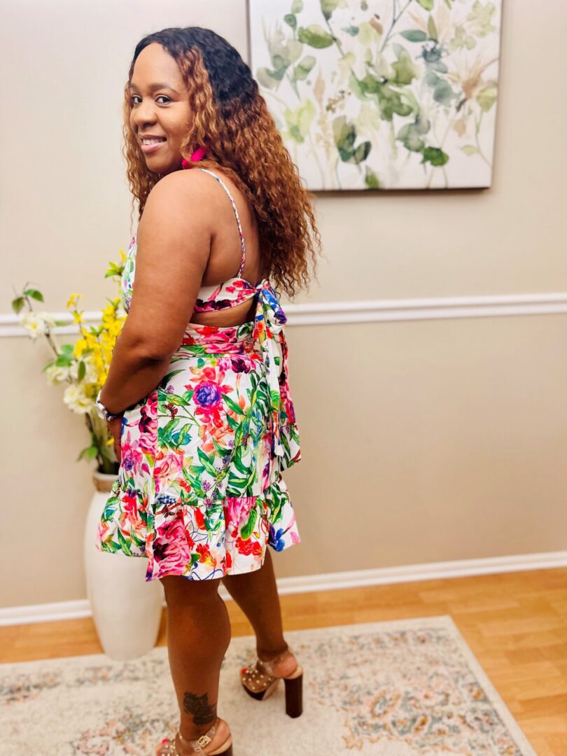 Florence Tropic Floral Dress