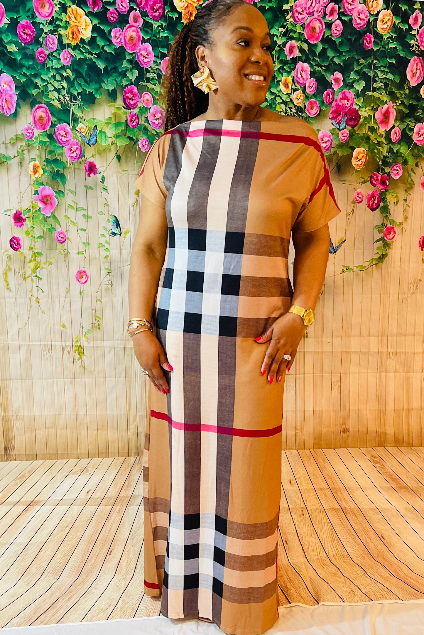 Delilah Off Shoulder Maxi Dress