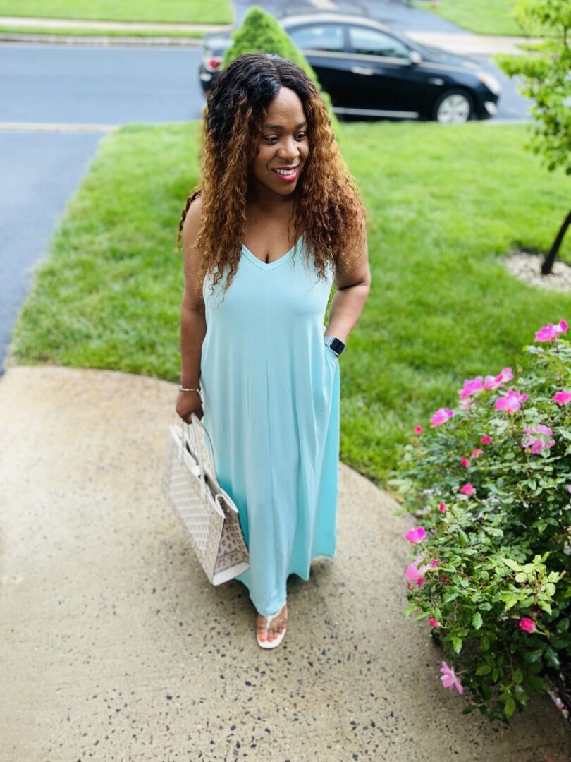 Nics V-Neck Cami Maxi Dress