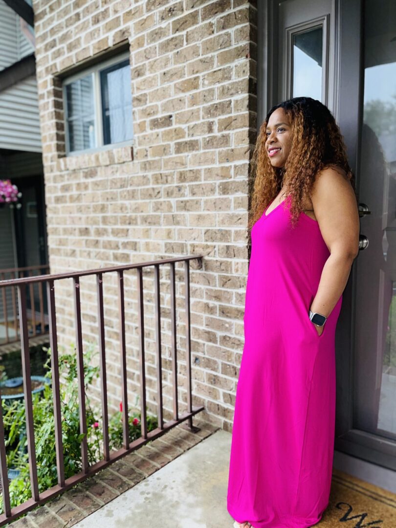 Nics V-Neck Cami Maxi Dress