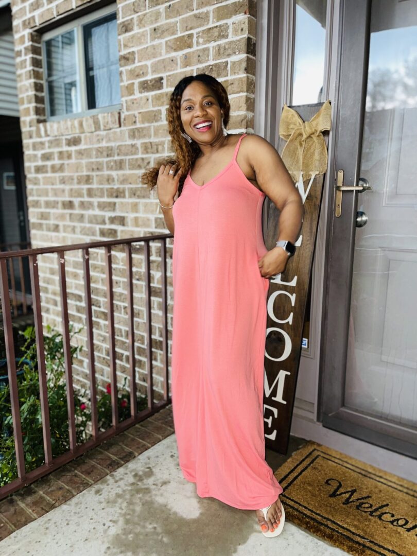 Nics V-Neck Cami Maxi Dress