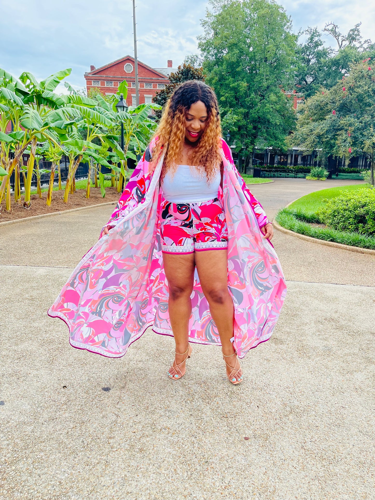 Nola Kimono Short Pant Set