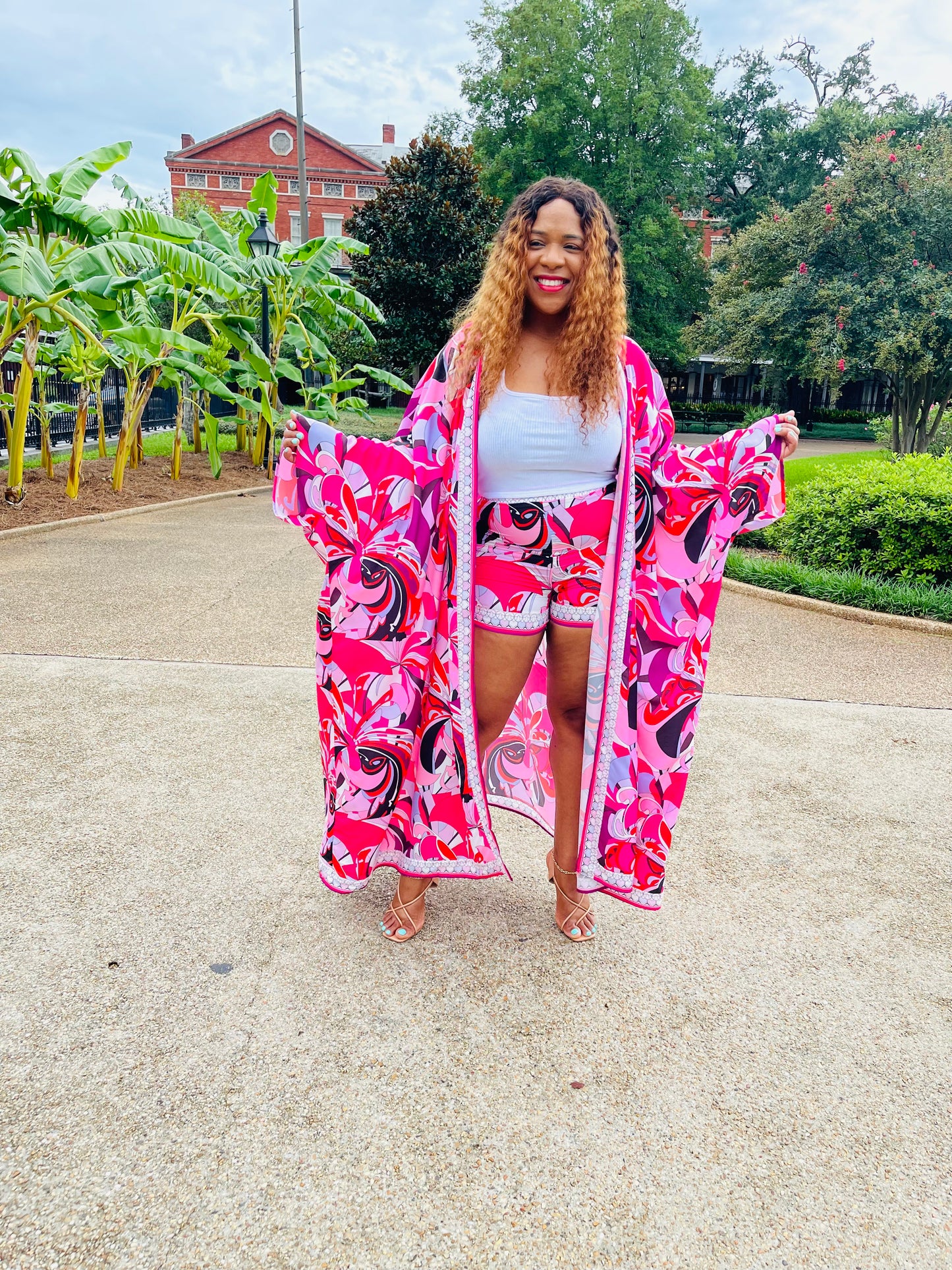 Nola Kimono Short Pant Set