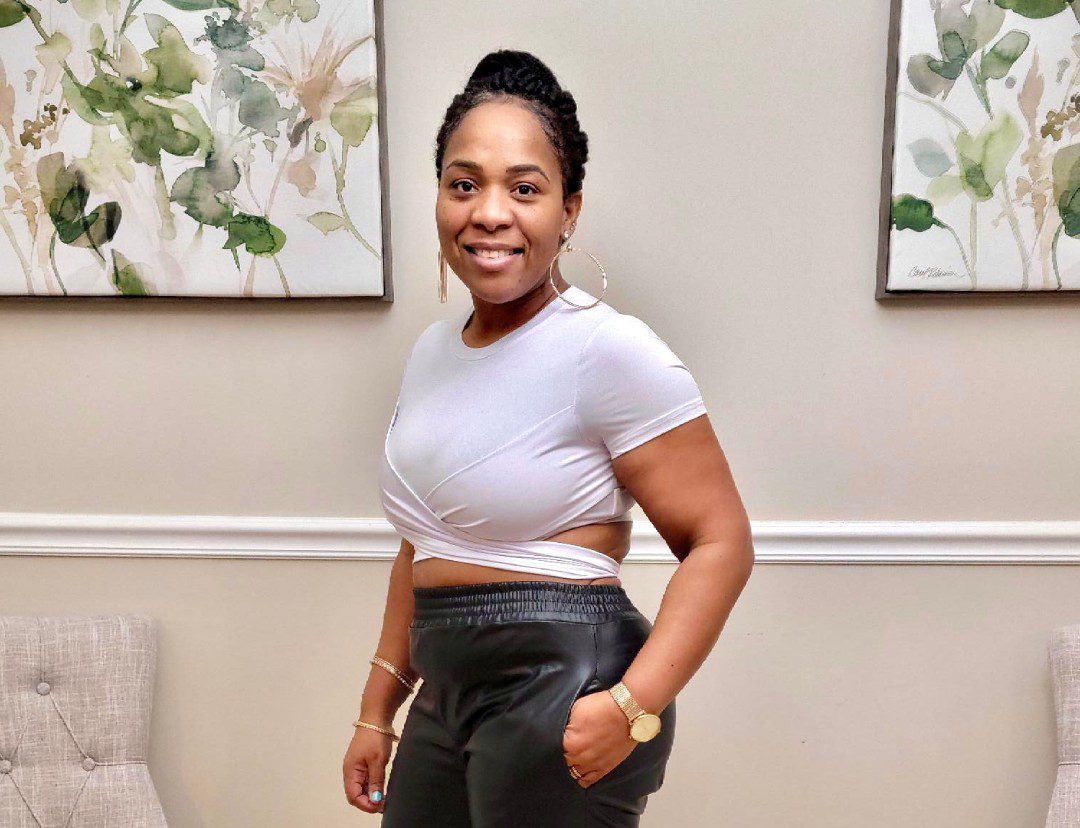 Amy White Crisscross Fitted T-Shirt Crop Top