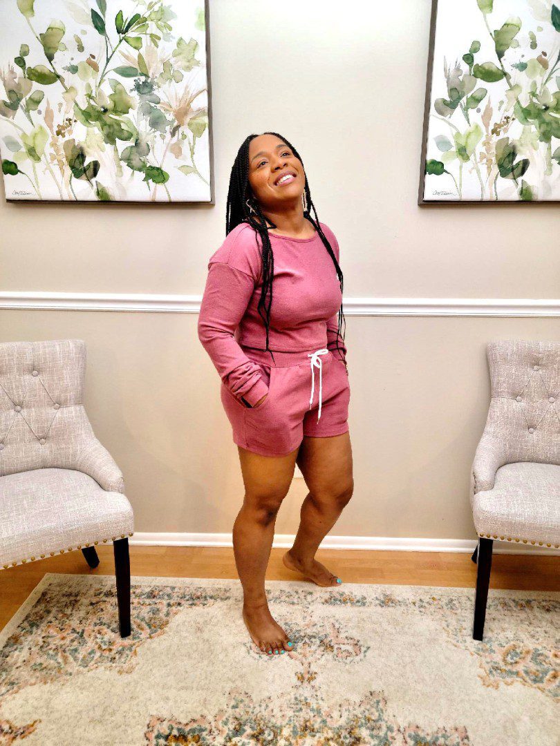 Loungewear Crop Top and Shorts Set