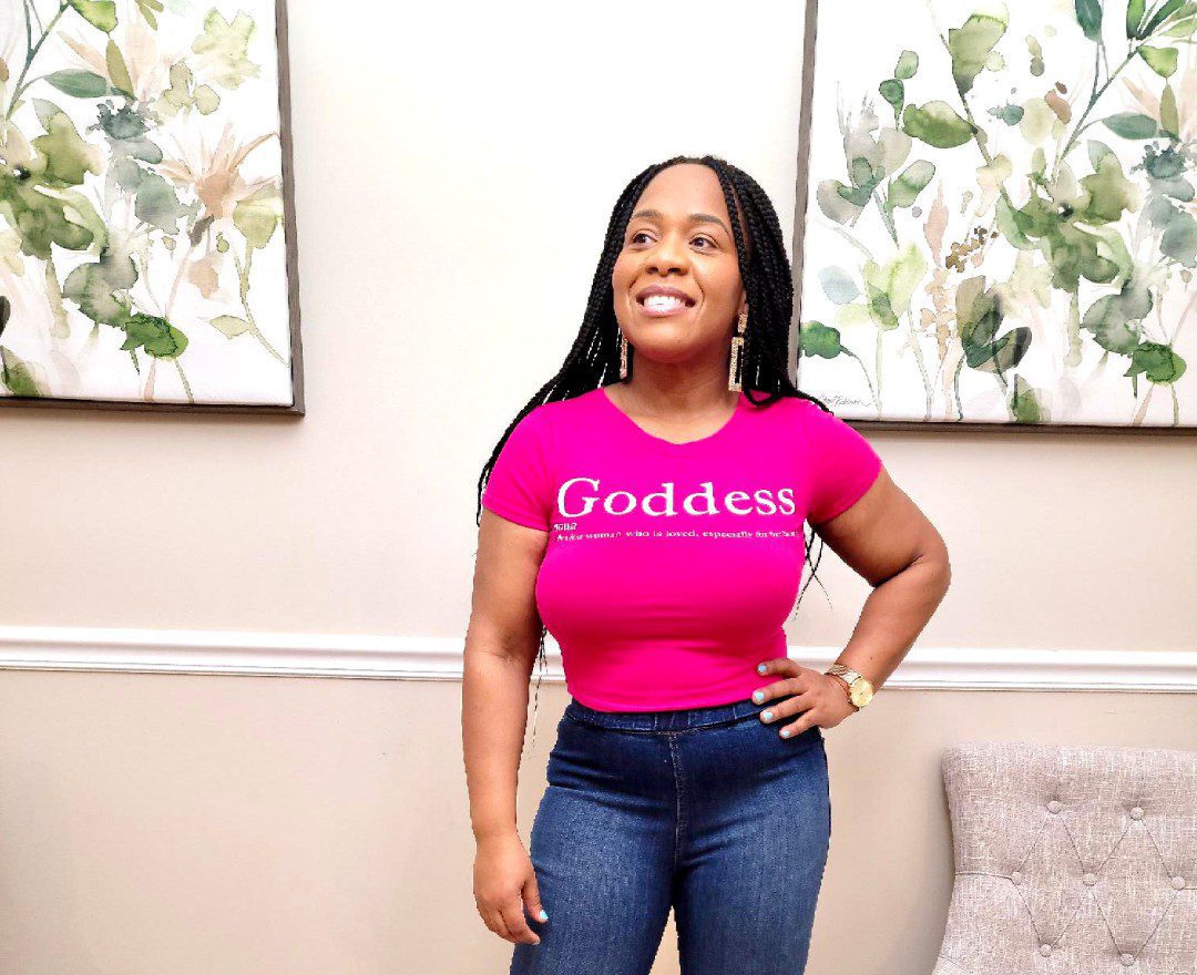 Goddess Fuchsia Crop Top Tee
