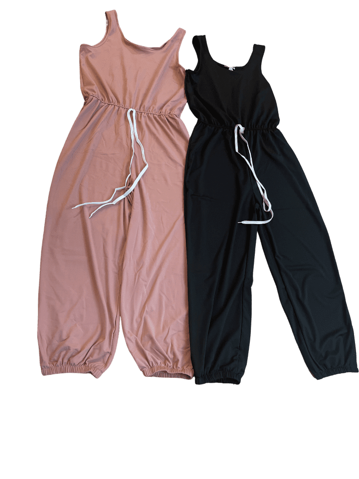 Kali Elasticized Waist Jogger Jumpsuit