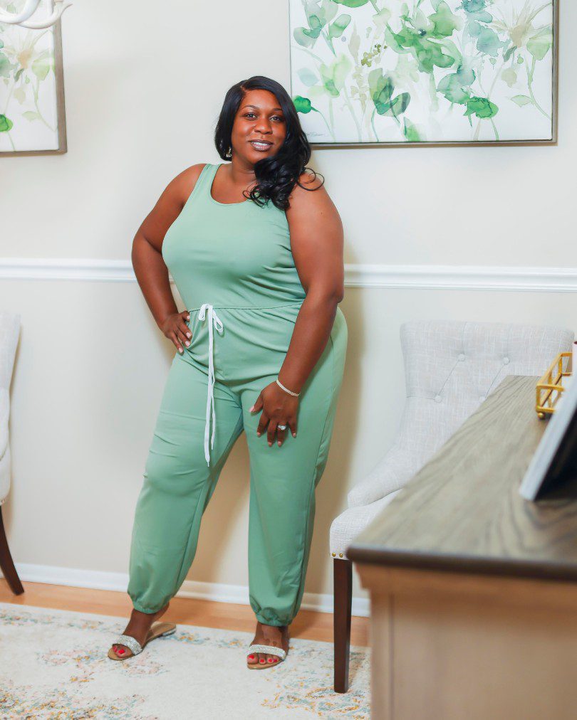 Kali Elasticized Waist Jogger Jumpsuit