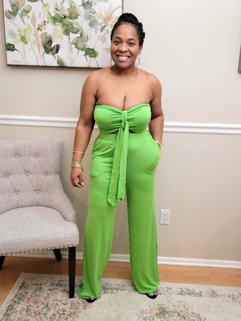 Mia Bra Top High Waisted Pant Set