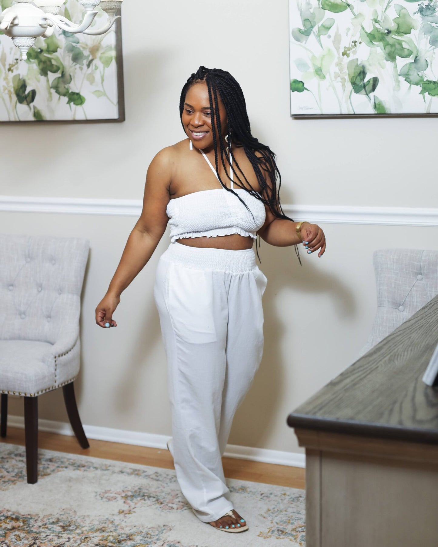 Minerva Off Shoulder Pant Set