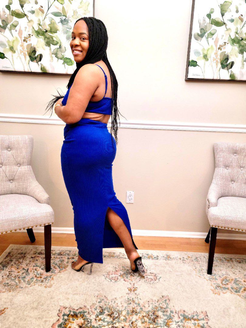 Stella Bra Silhouette Cut Out Maxi Dress