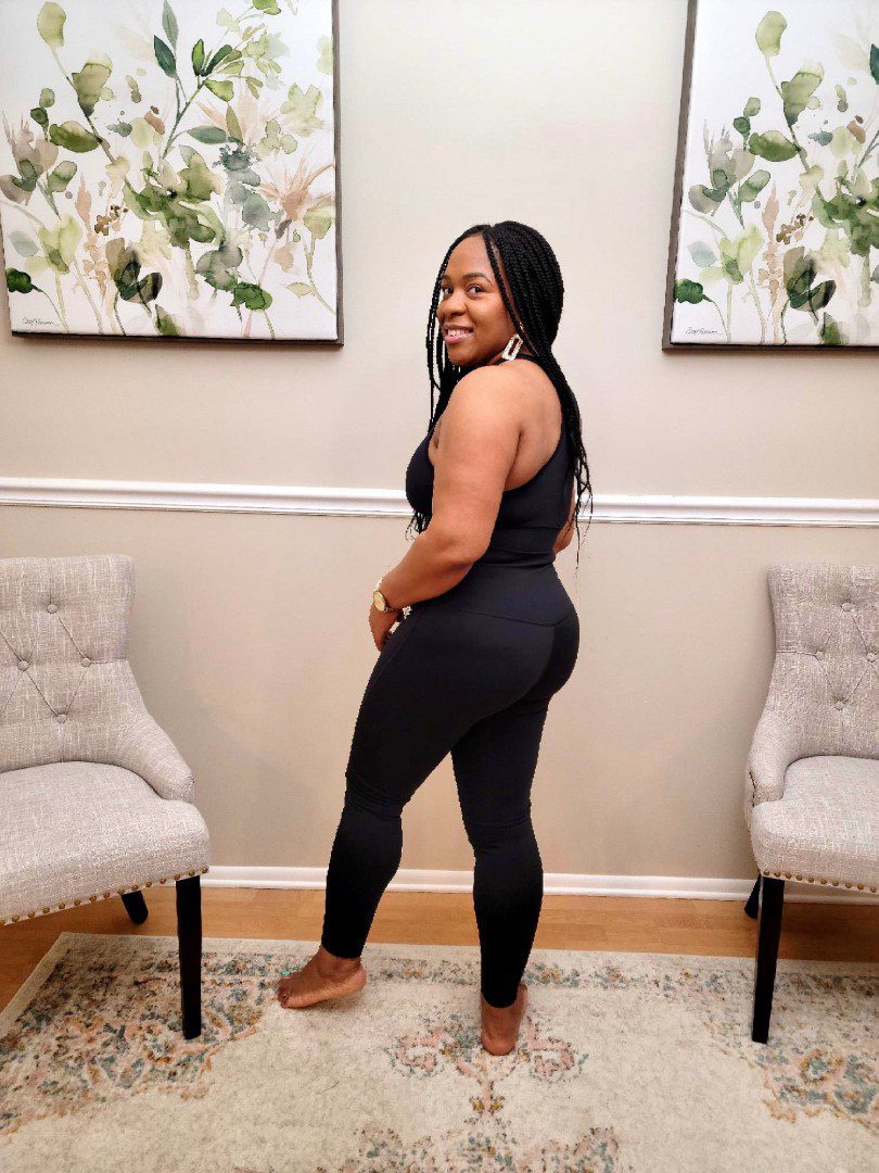Thora Athletic Racerback Tank Top & Leggings Set