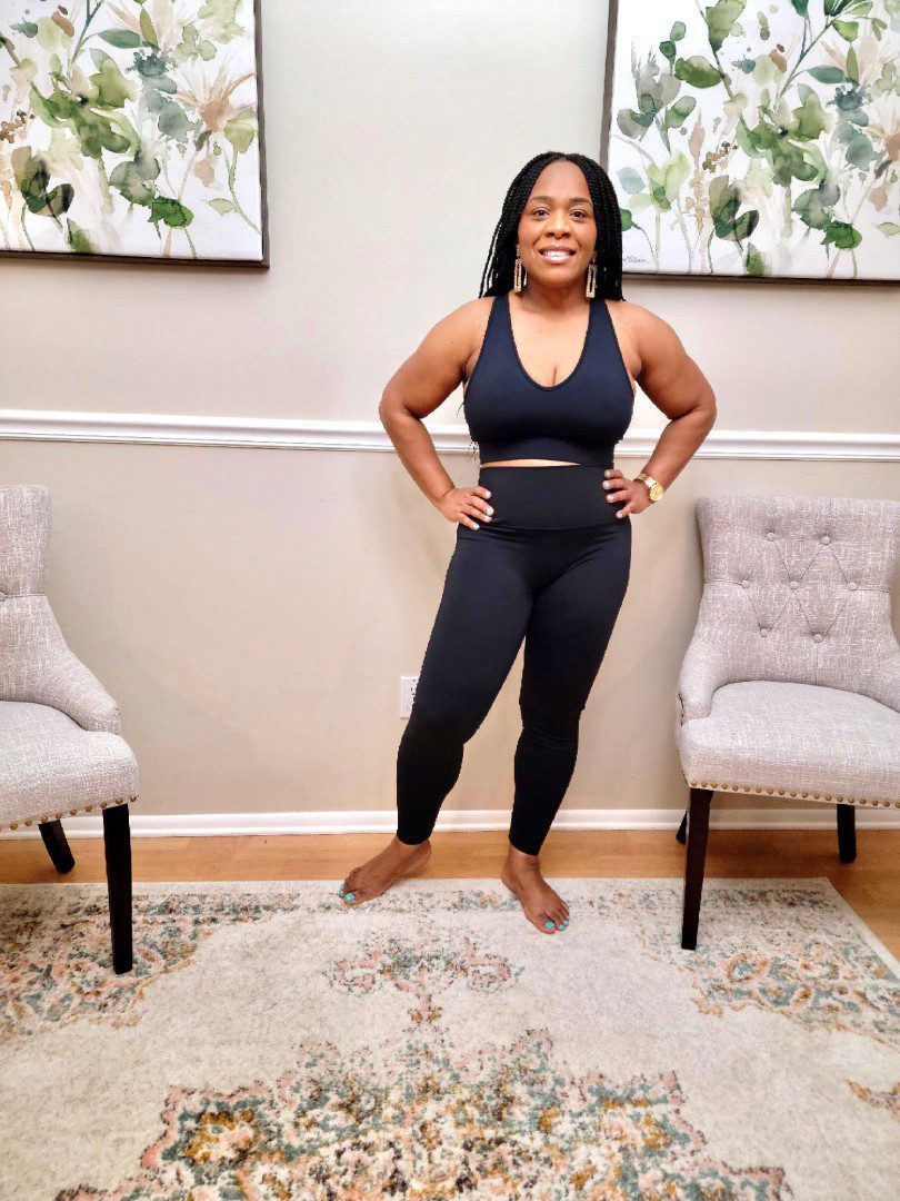 Thora Athletic Racerback Tank Top & Leggings Set
