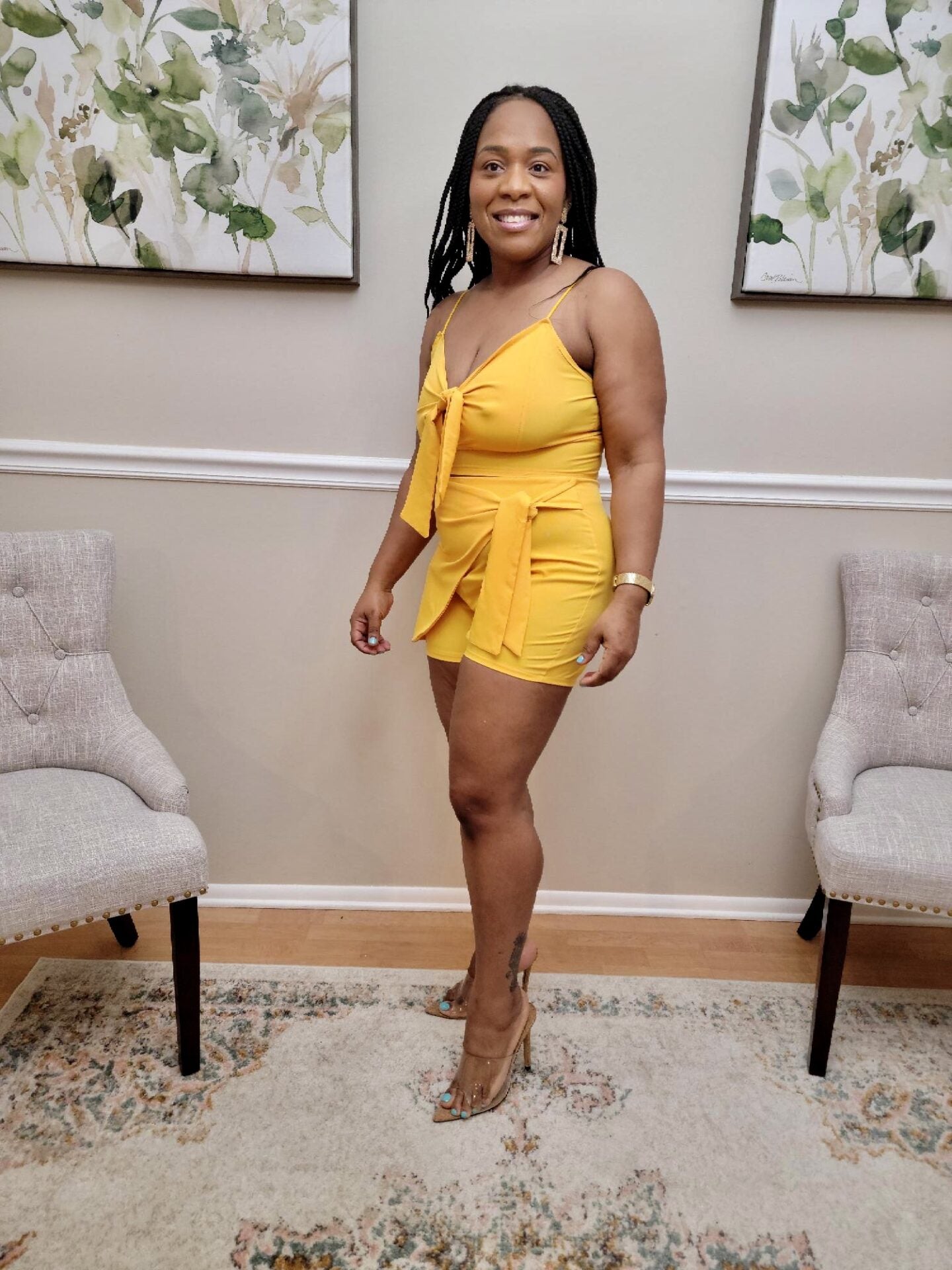 Zaria Knotted Shorts Sets