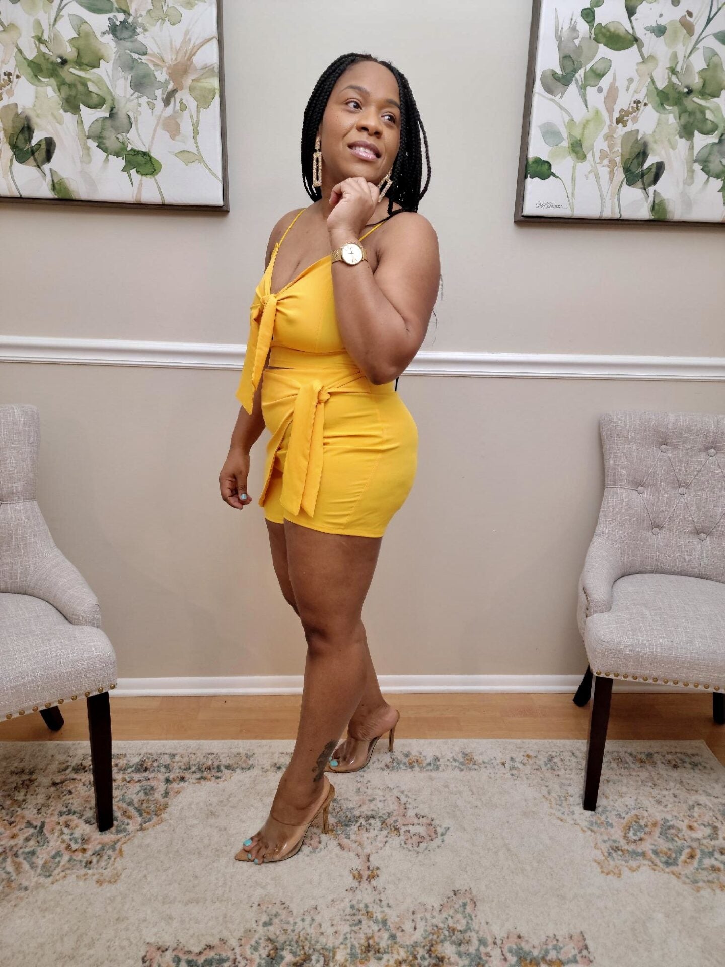 Zaria Knotted Shorts Sets
