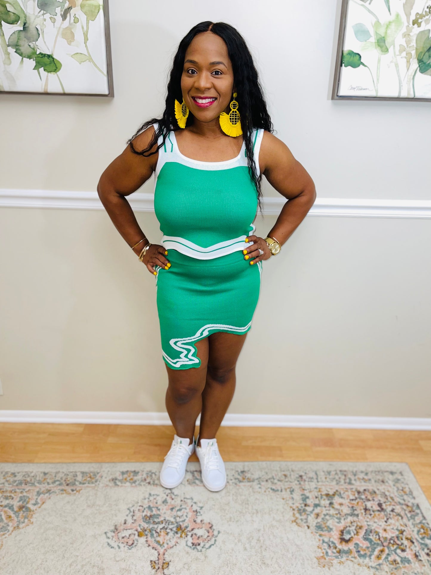 Green EveryDay Skirt Set