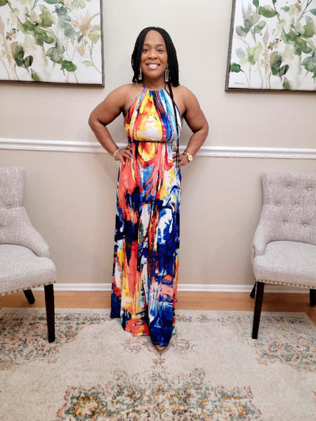 calliope maxi dress Calliope Halter Maxi Dress – Nidys Closet