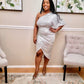 Clio One Shoulder Sequined Party Dress