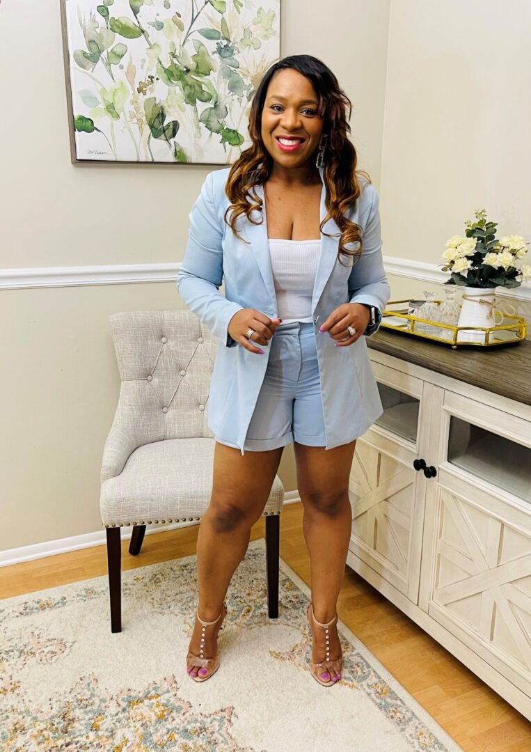 Lada Blazer Shorts Set - Main Image